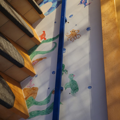 Treppe mit Gelände
